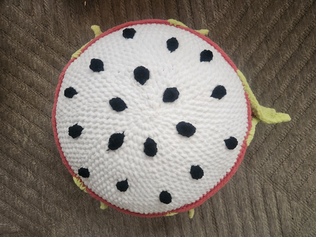 Dragonfruit Slice Pillow
