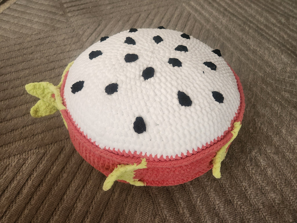 Dragonfruit Slice Pillow