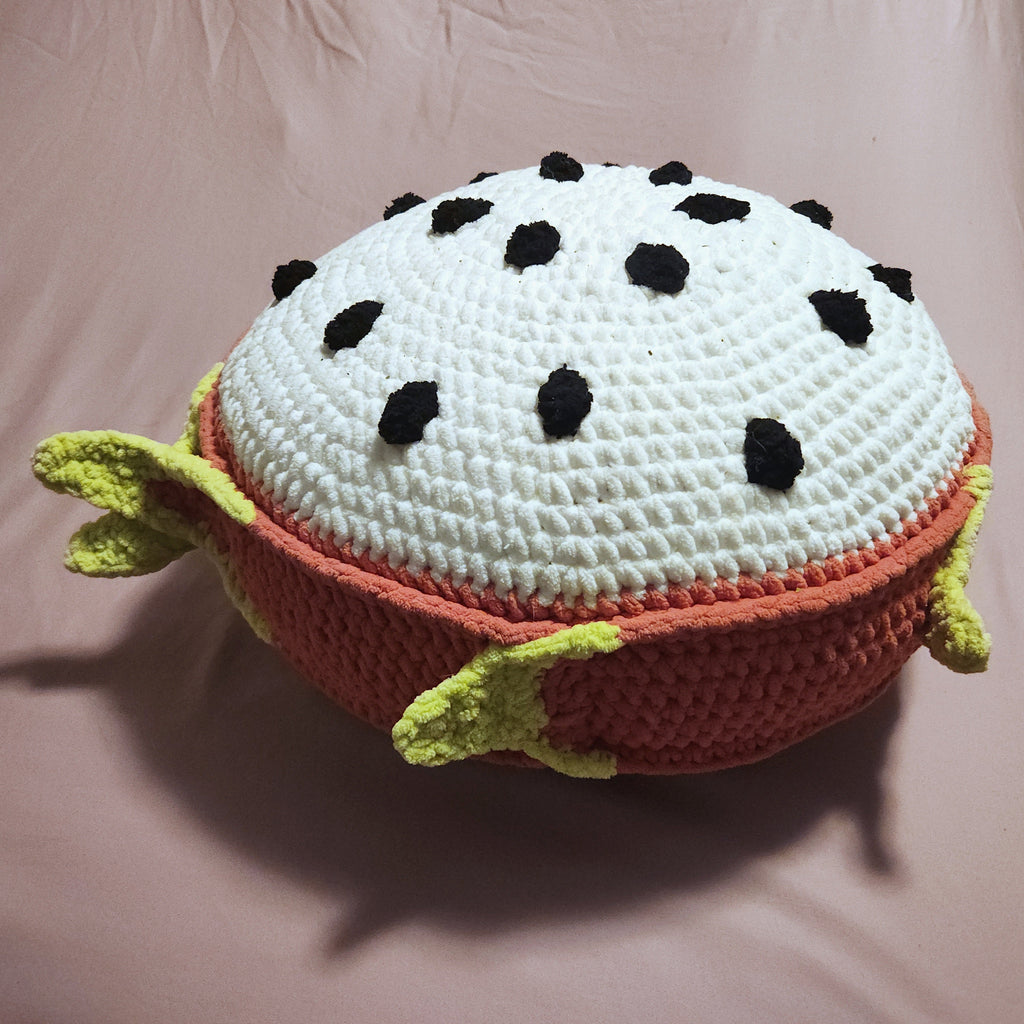 Dragonfruit Slice Pillow