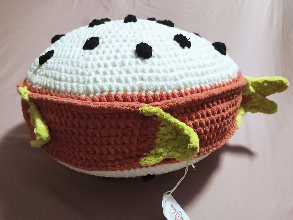 Dragonfruit Slice Pillow