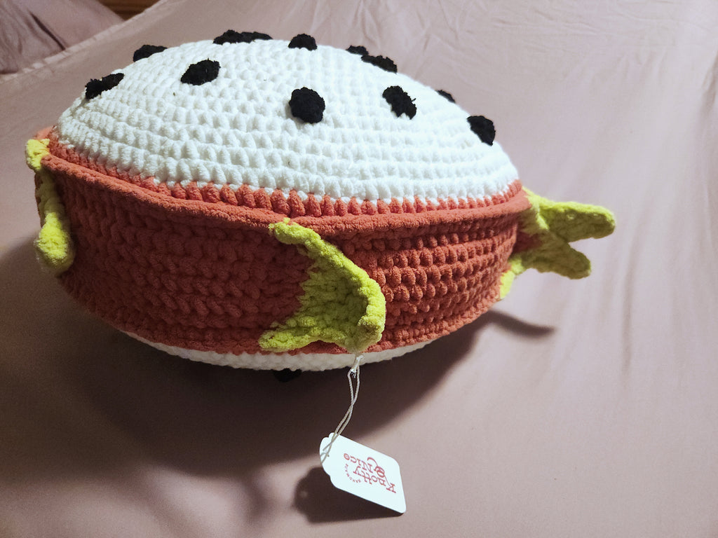 Dragonfruit Slice Pillow