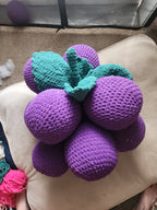 Jumbo Bunch of Grapes Pillow