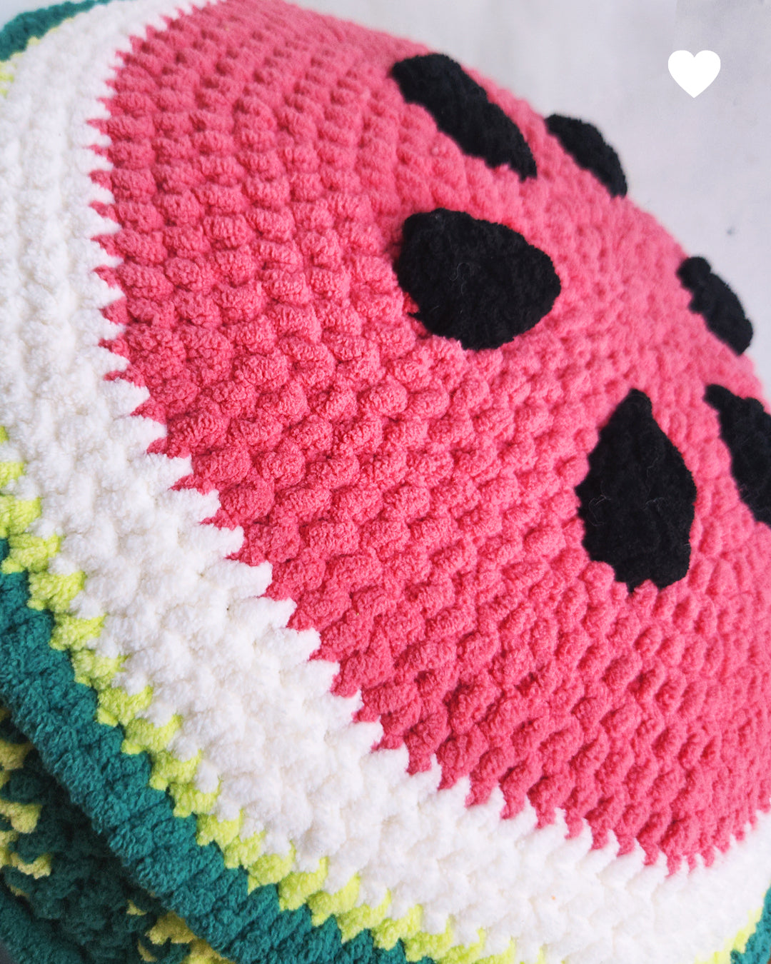 Watermelon Slice Pillow