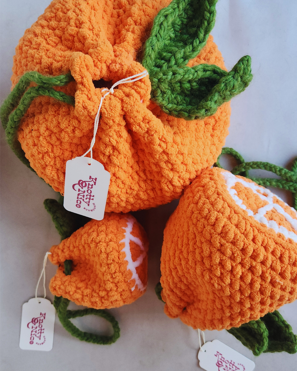 Tangerine Dream Drawstring Bag