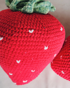 Berry Sweet Strawberry Pillow