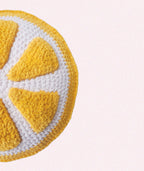 Pink Lemon Slice Pillow