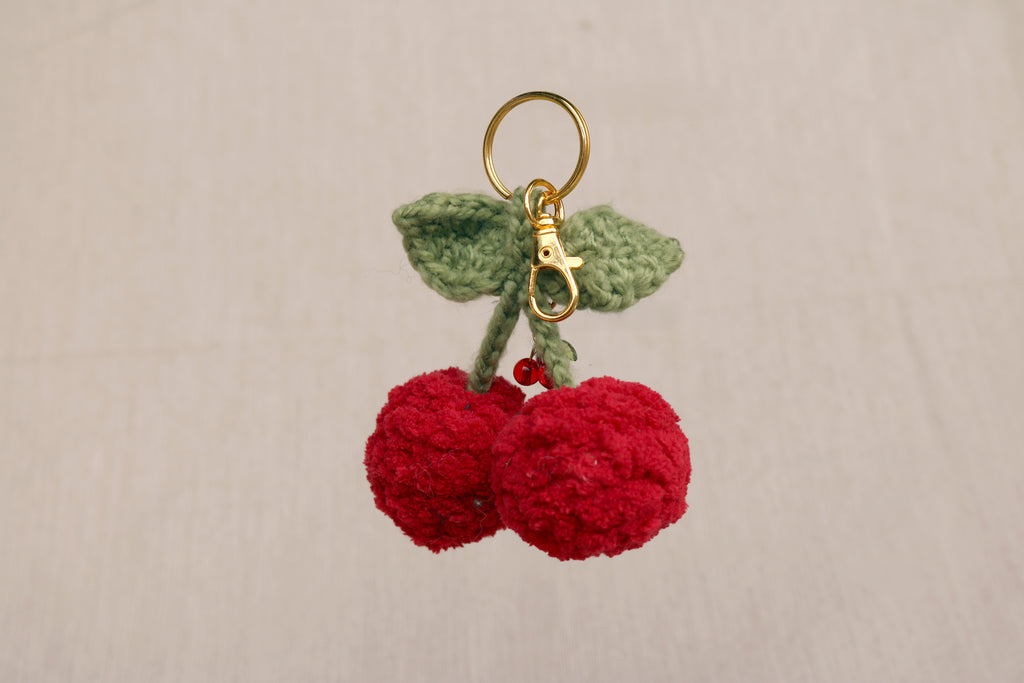 Cherry Charm Keychain