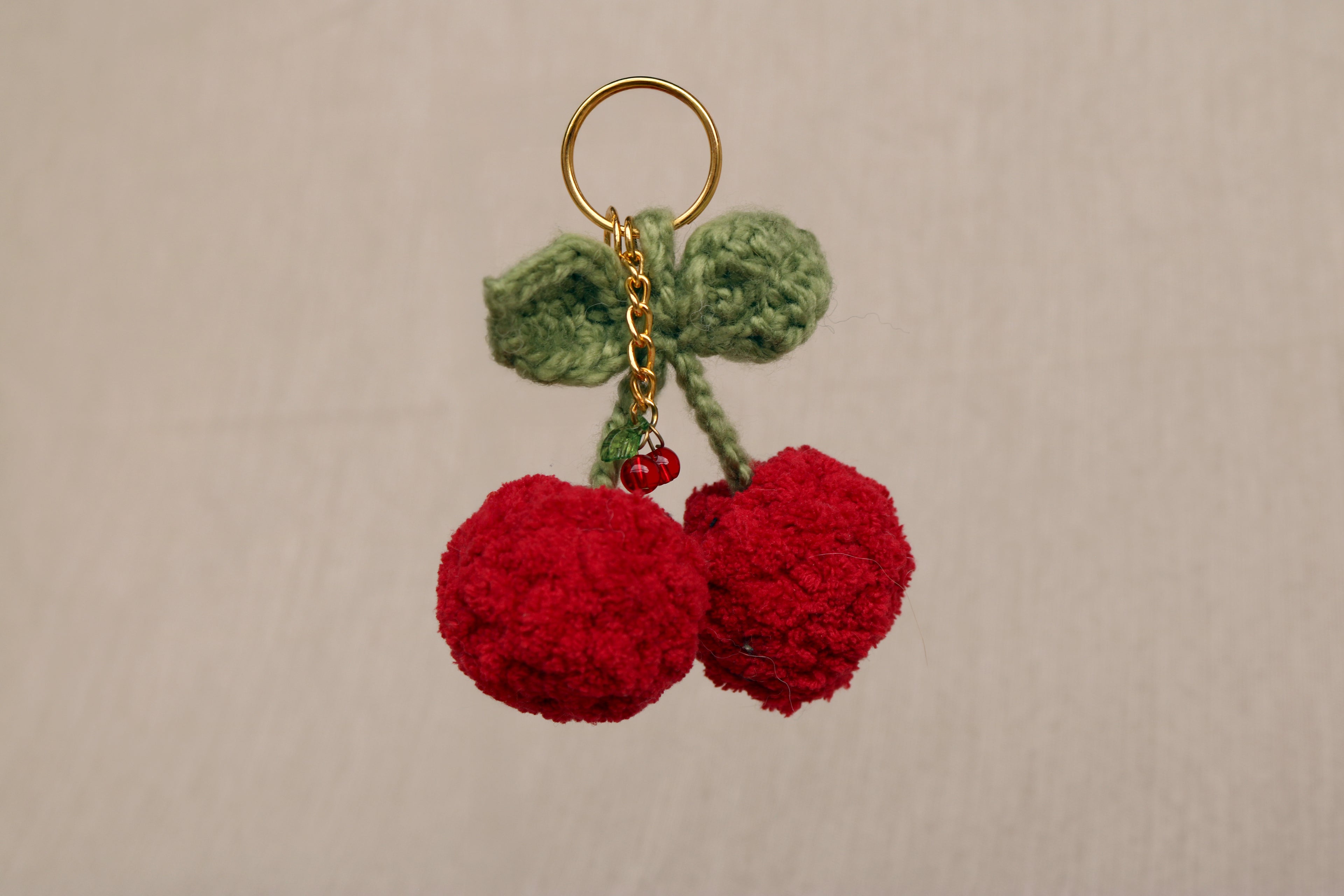 Cherry Charm Keychain