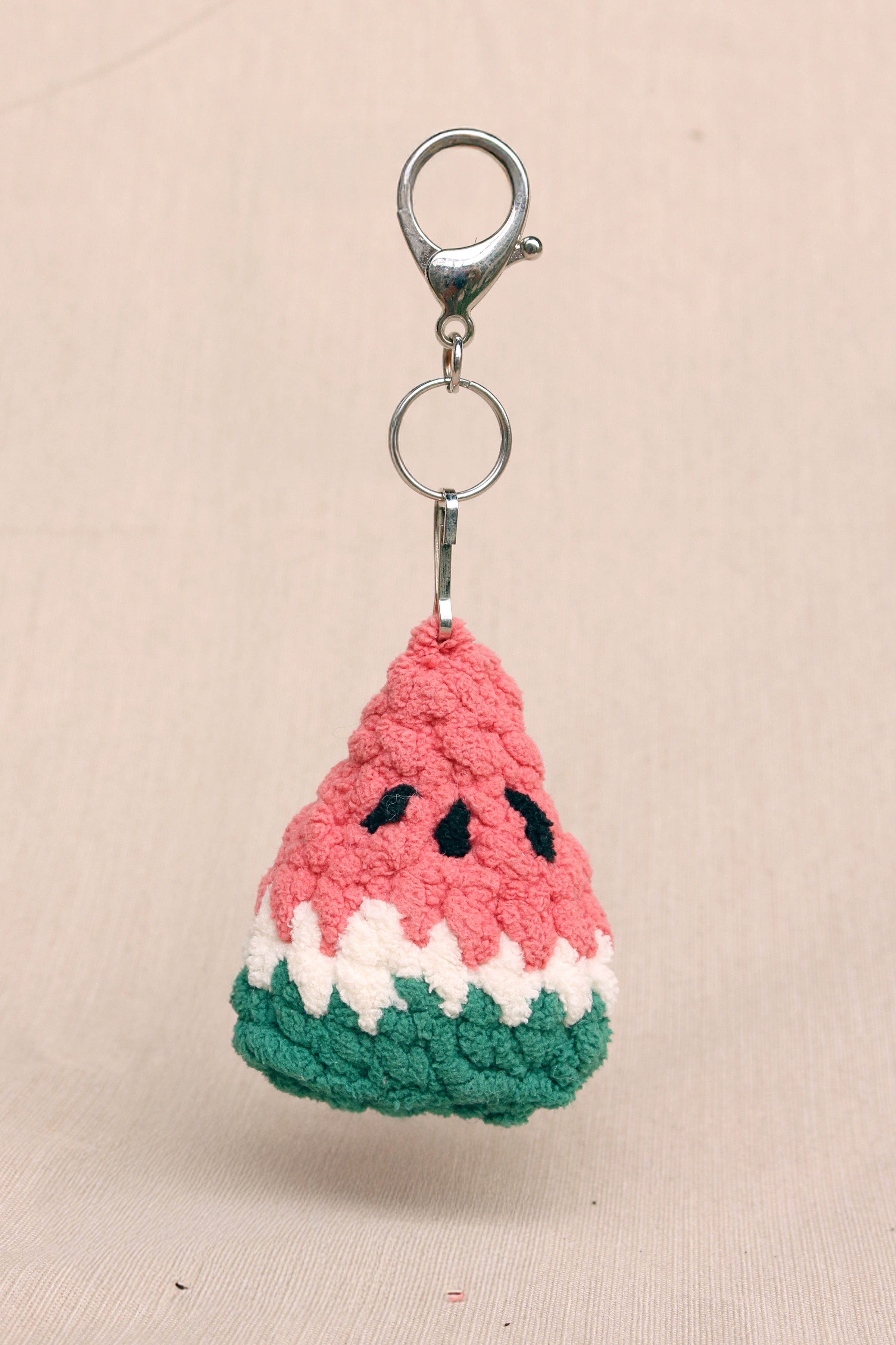 Watermelon Wedge Keychain