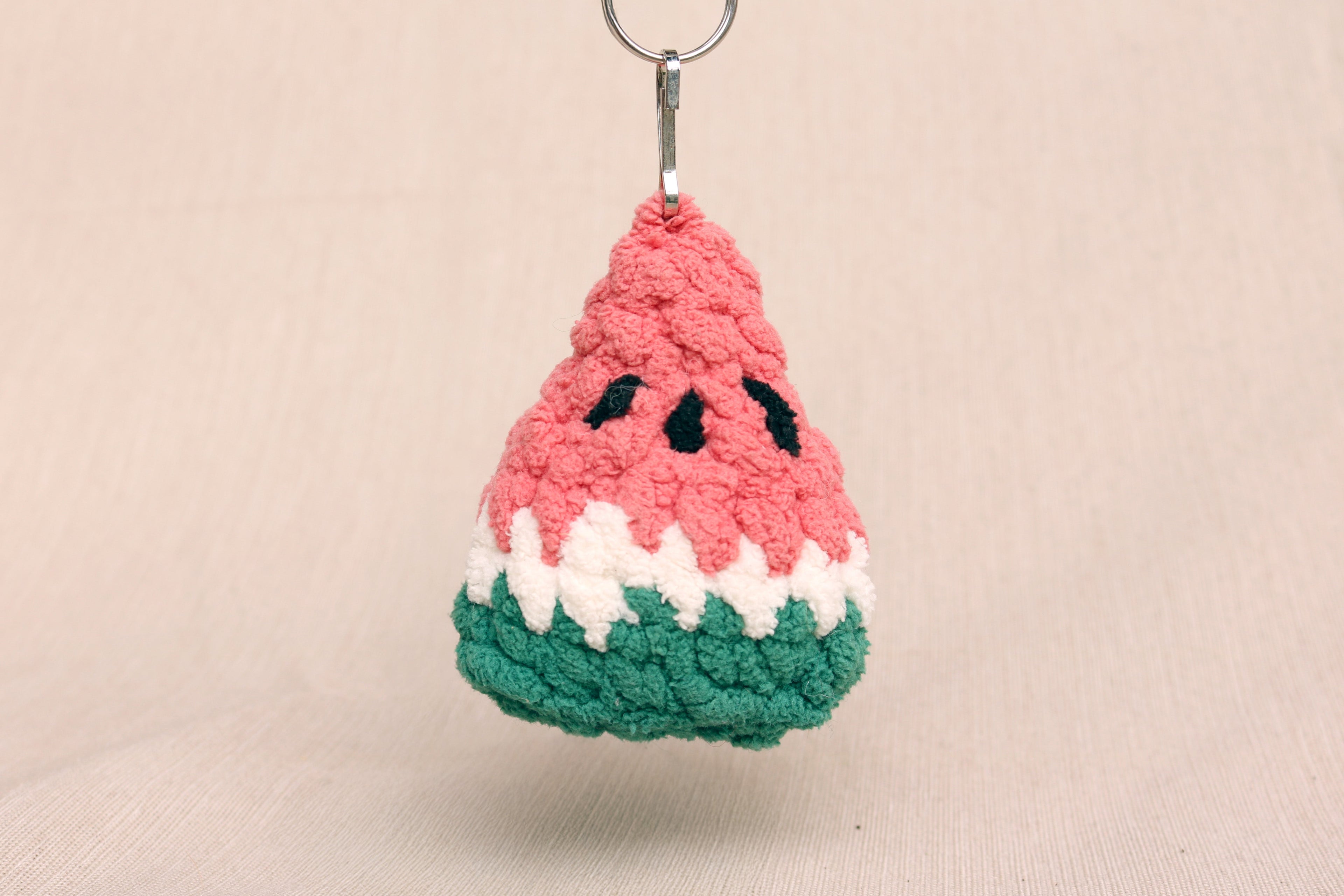 Watermelon Wedge Keychain