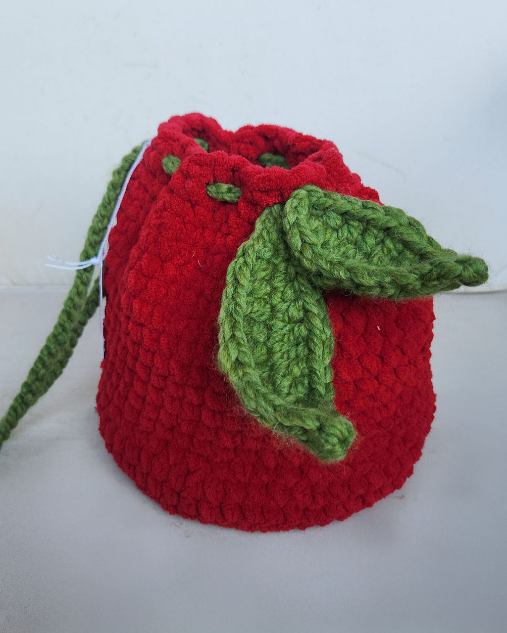 Red Delicious Drawstring Bag