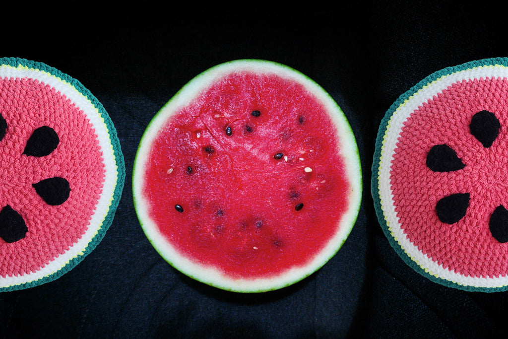 Watermelon Slice Pillow