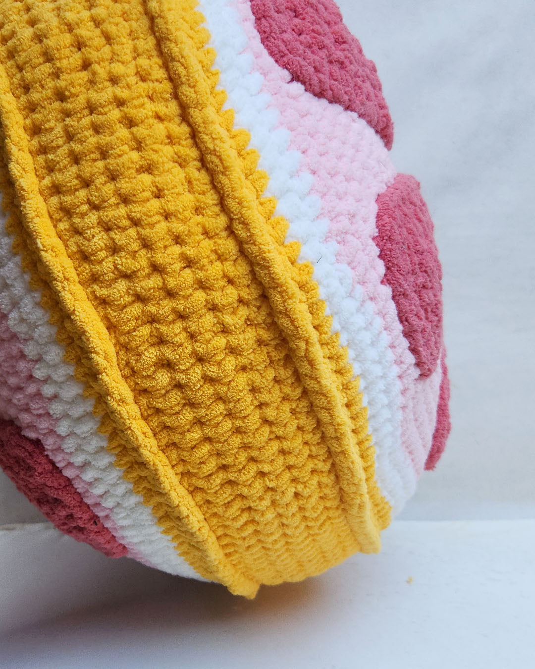 Grapefruit Slice Pillow