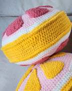 Grapefruit Slice Pillow