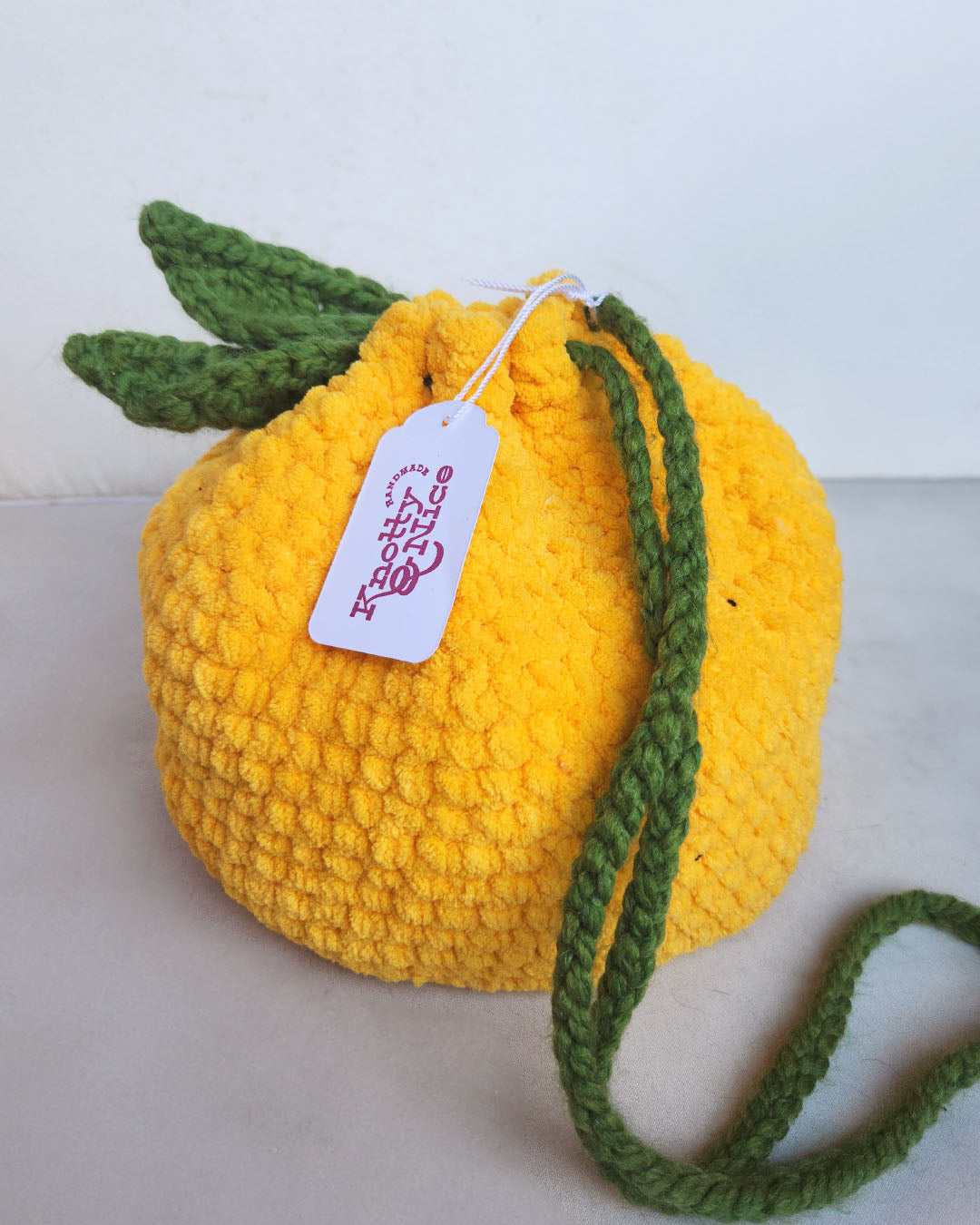 Citrus Pop Drawstring Bag