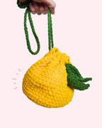 Citrus Pop Drawstring Bag