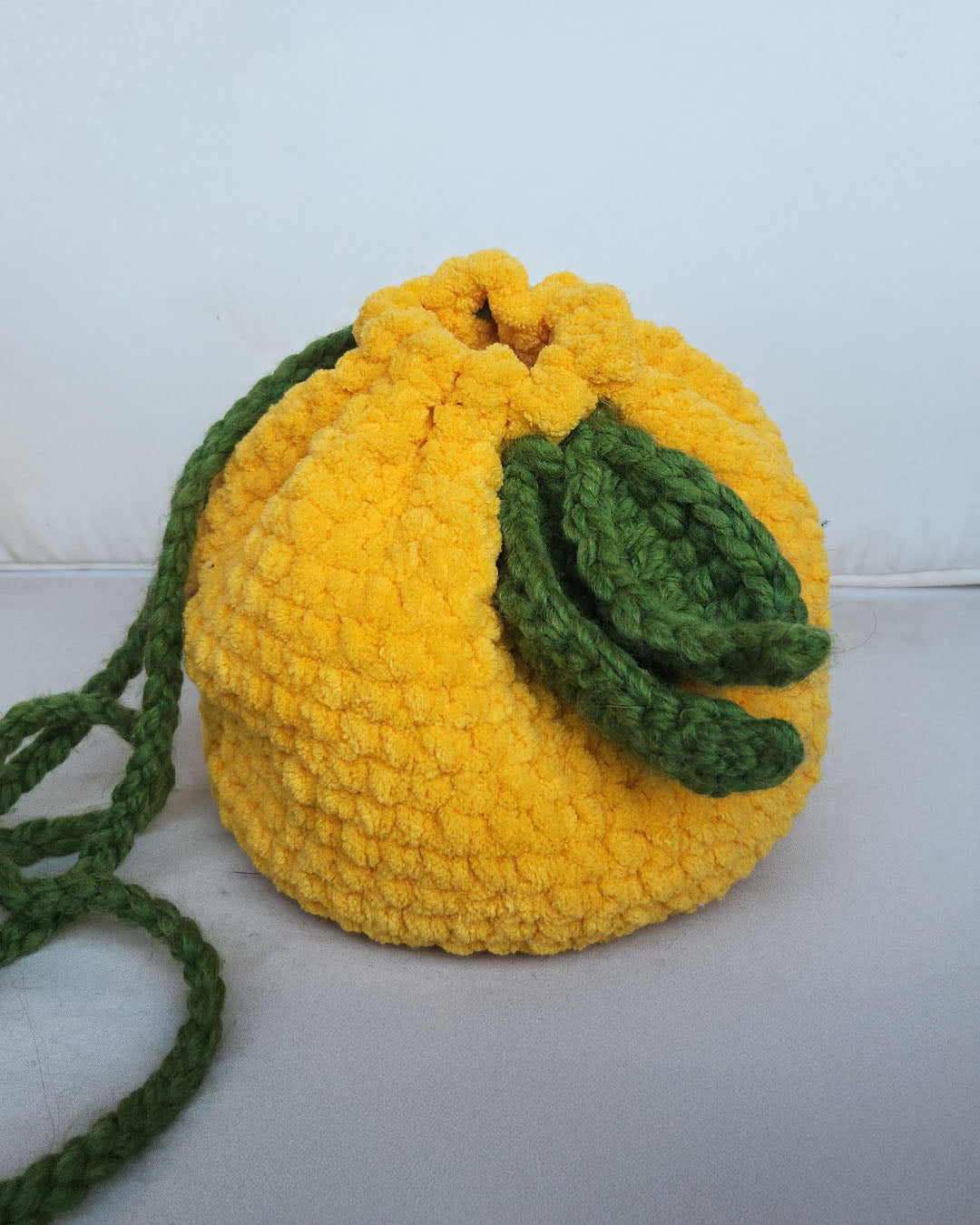 Citrus Pop Drawstring Bag