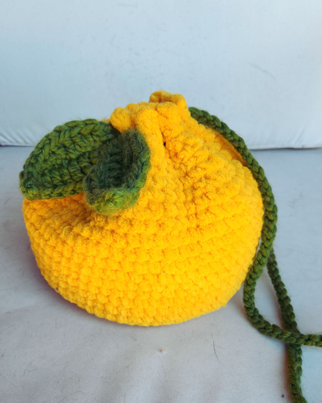 Citrus Pop Drawstring Bag